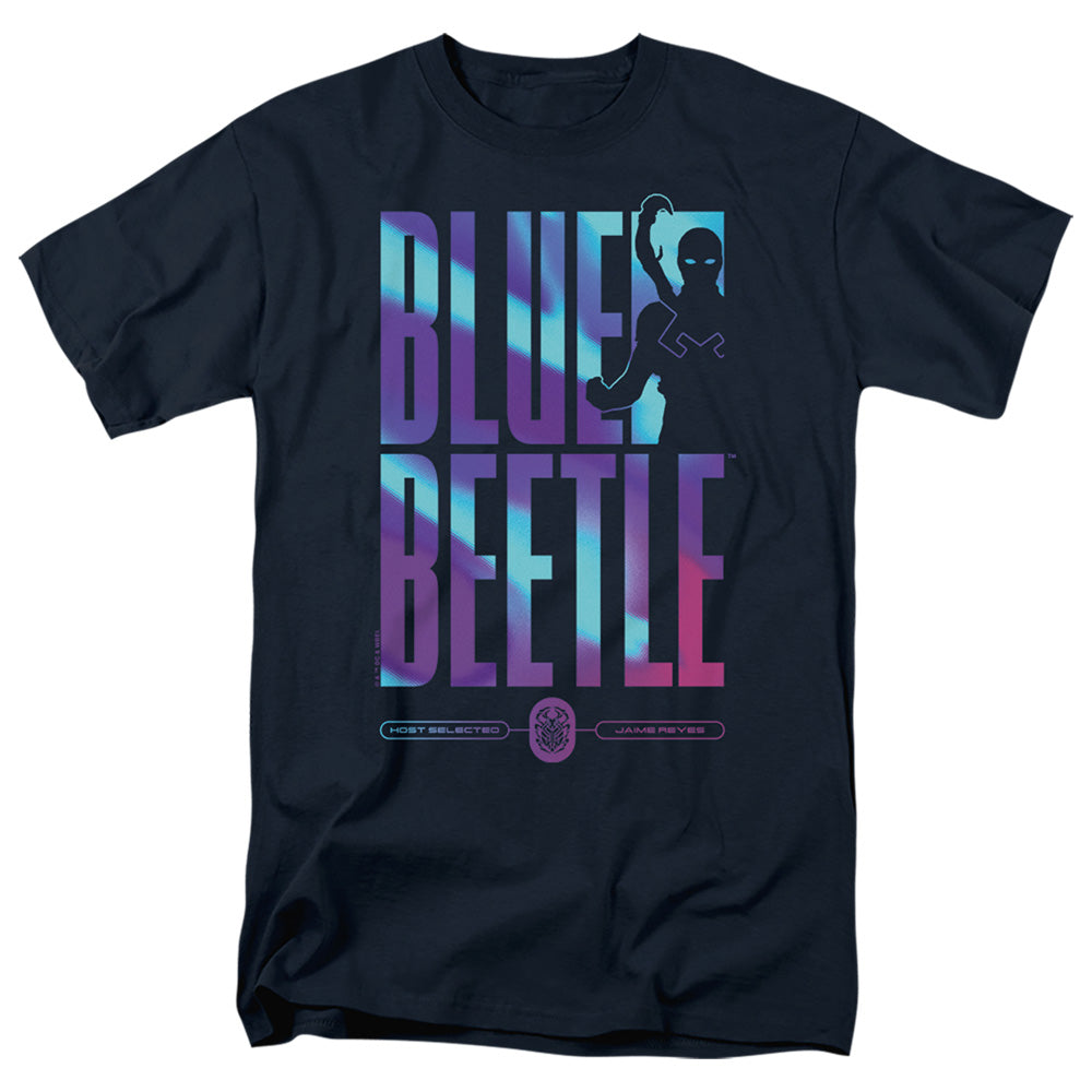 Blue Beetle (2023) Hero Host Mens T Shirt Navy Officially Licensed