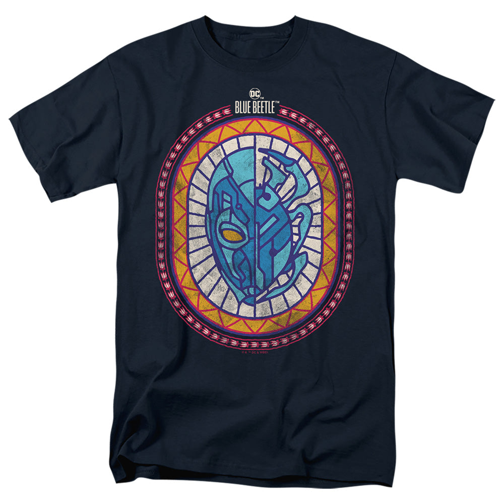 Blue Beetle (2023) Reyes Courage Mens T Shirt Navy Officially Licensed