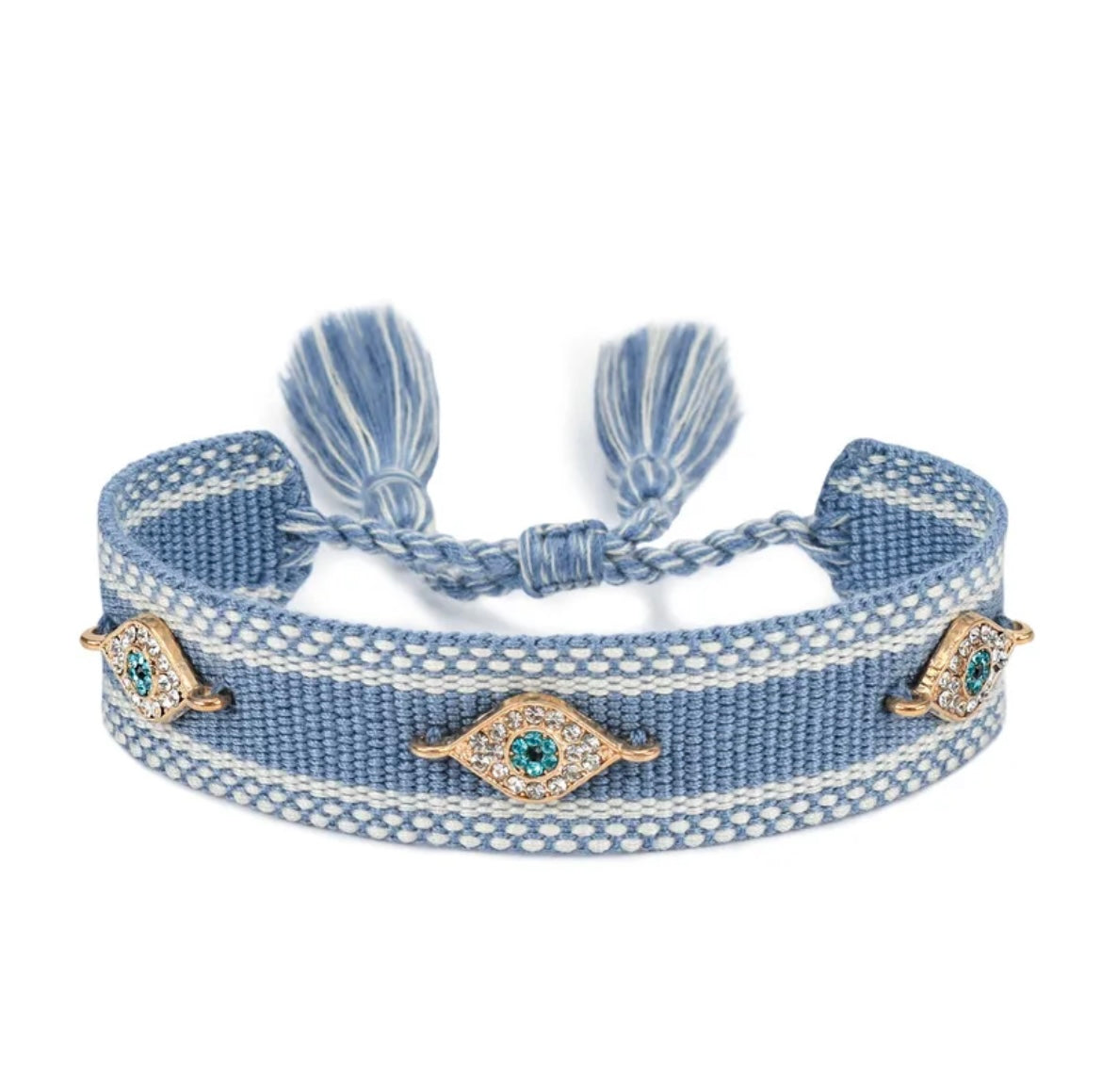 Evil Eye Tassle Bracelet