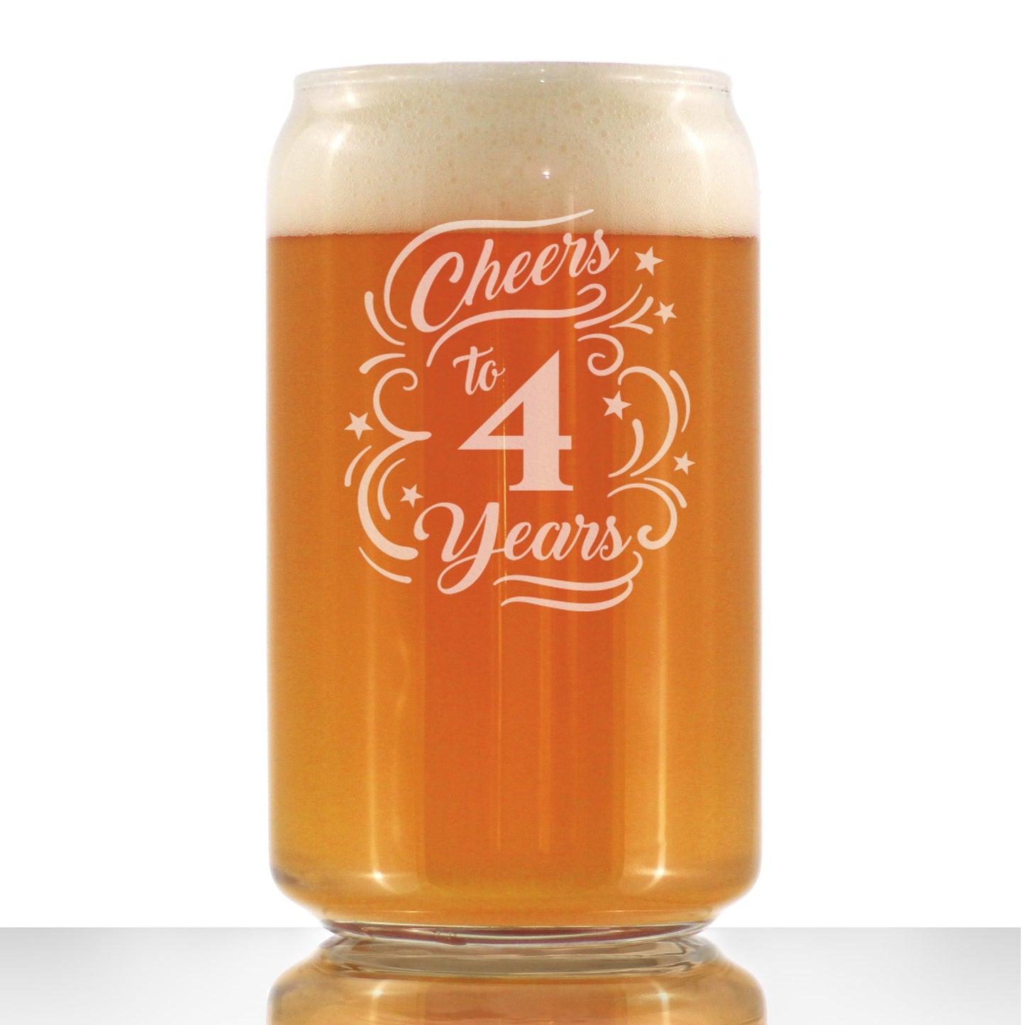 Cheers to Years - Anniversary Party Cups & Decor - Engraved Glasses & Color Ceramic Coffee Mugs