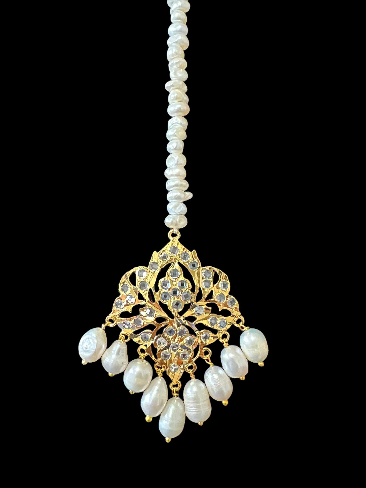 DJTK154 Lina tika in fresh water  pearls ( SHIPS IN 2 WEEKS )