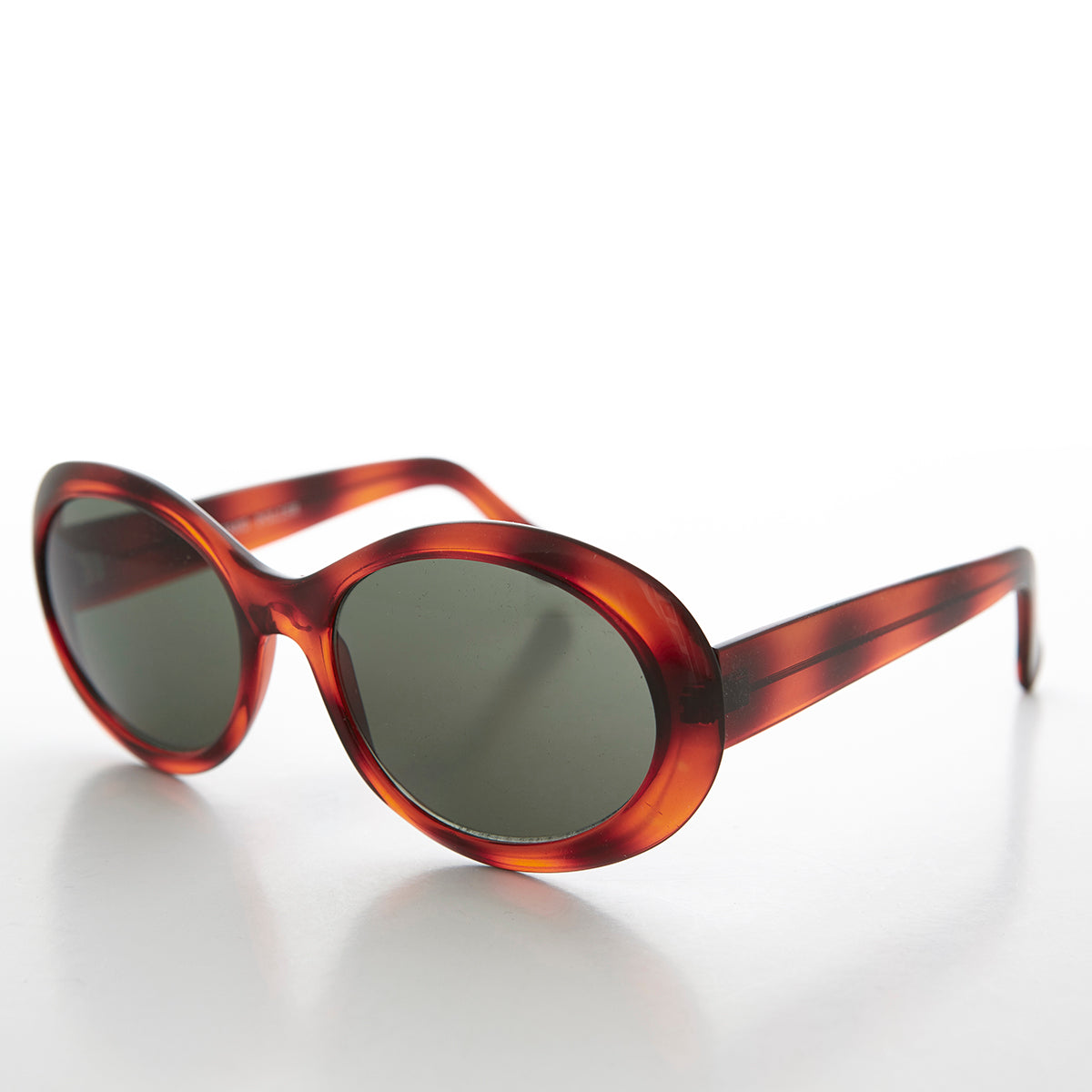 Big Oversize Oval Bug Eye Unisex Vintage 90s Mod Sunglass - Bee