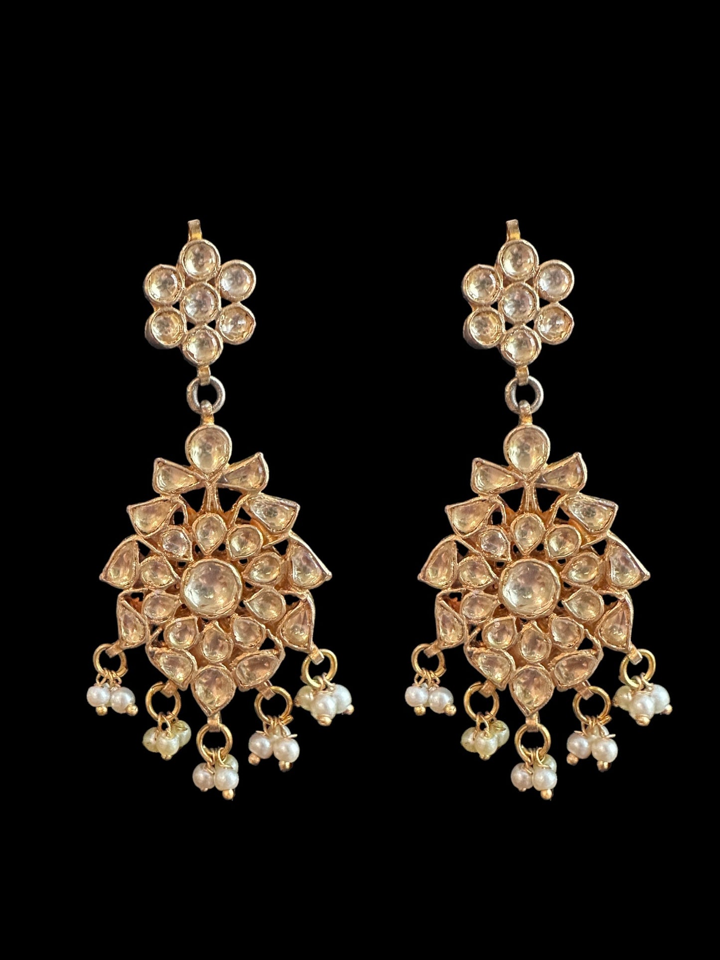DER626 pachi kundan earrings ( READY TO SHIP )