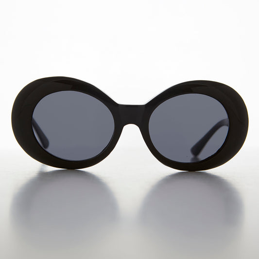 Oval Clout Cat Eye Vintage Sunglasses - Emma