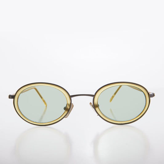 Oval Pastel Vintage Sunglasses - Bloom