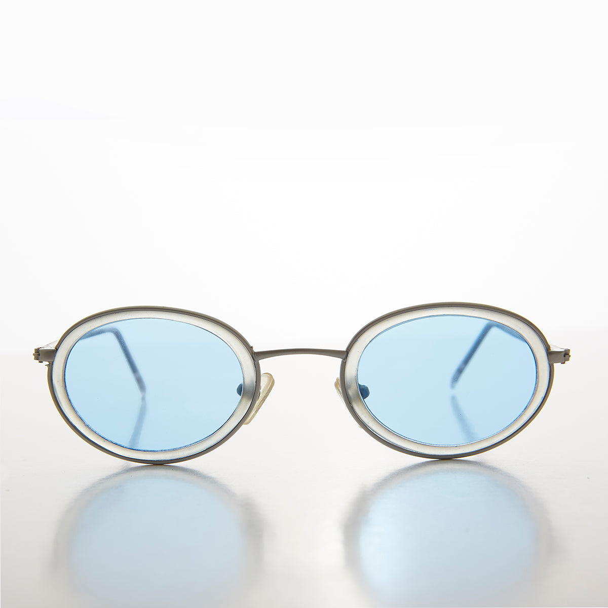 Oval Pastel Vintage Sunglasses - Bloom