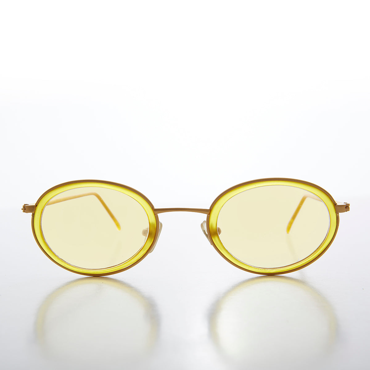 Oval Pastel Vintage Sunglasses - Bloom