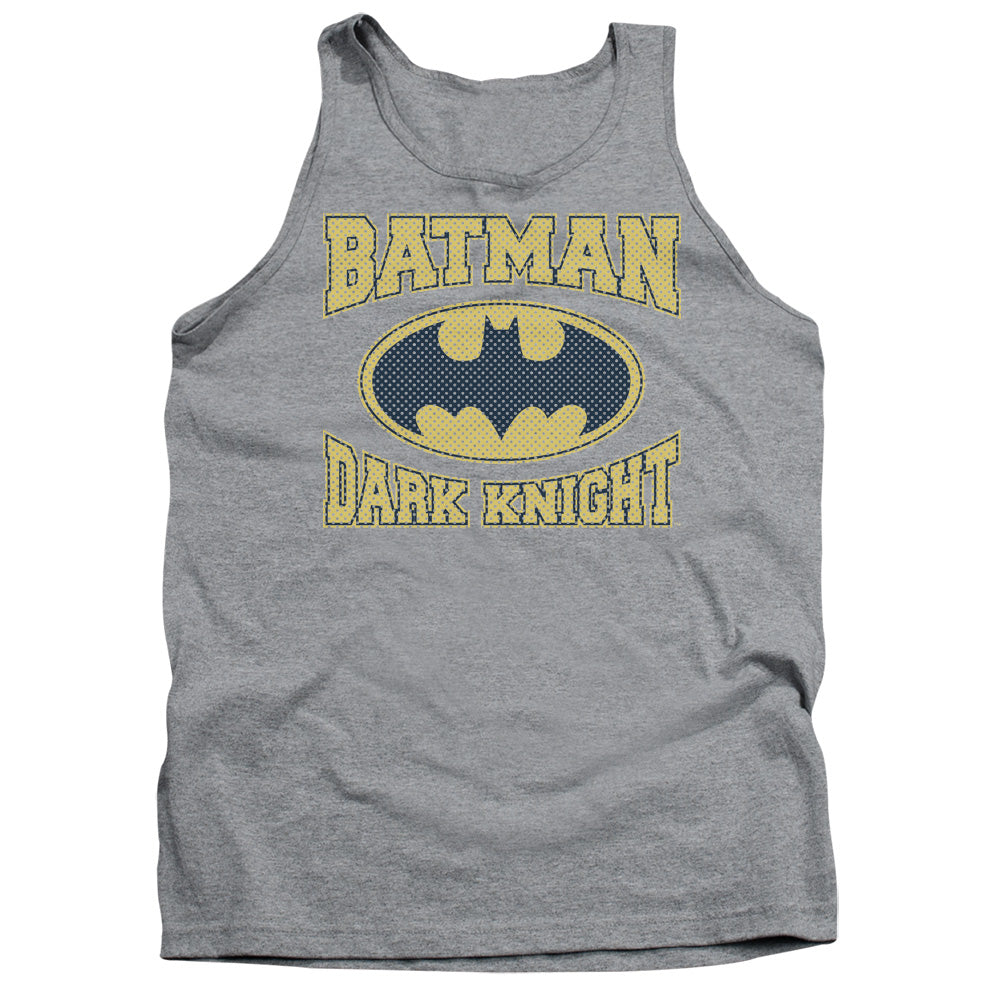 Batman Dark Knight Jersey Mens Tank Top Shirt Athletic Heather Officially Licensed