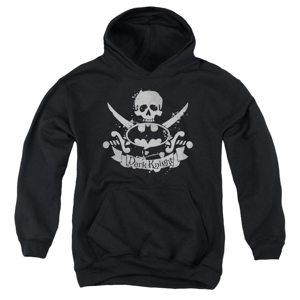 Batman Dark Pirate Kids Youth Hoodie Black Officially Licensed