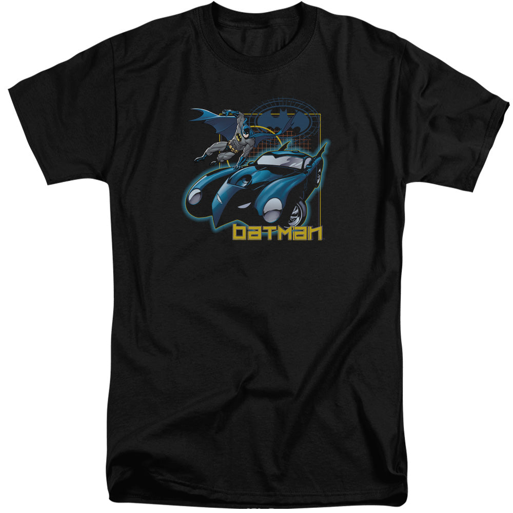 Batman Nice Wheels Mens Tall T Shirt Black Officially Licensed