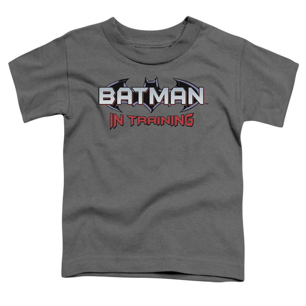 Batman Batman In Training Toddler Kids Youth T Shirt Charcoal Officially Licensed