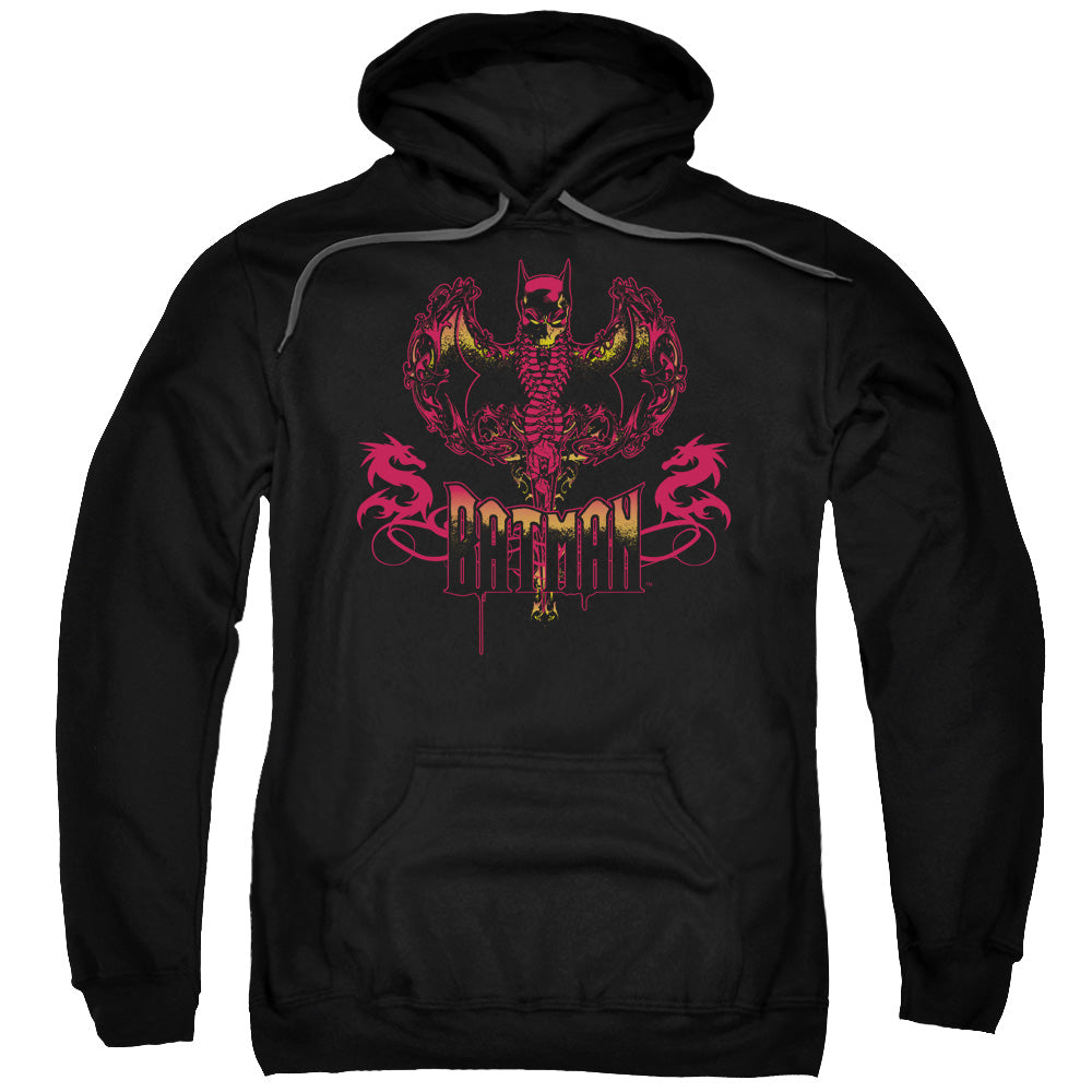Batman Heart Of Fire Mens Hoodie Black Officially Licensed