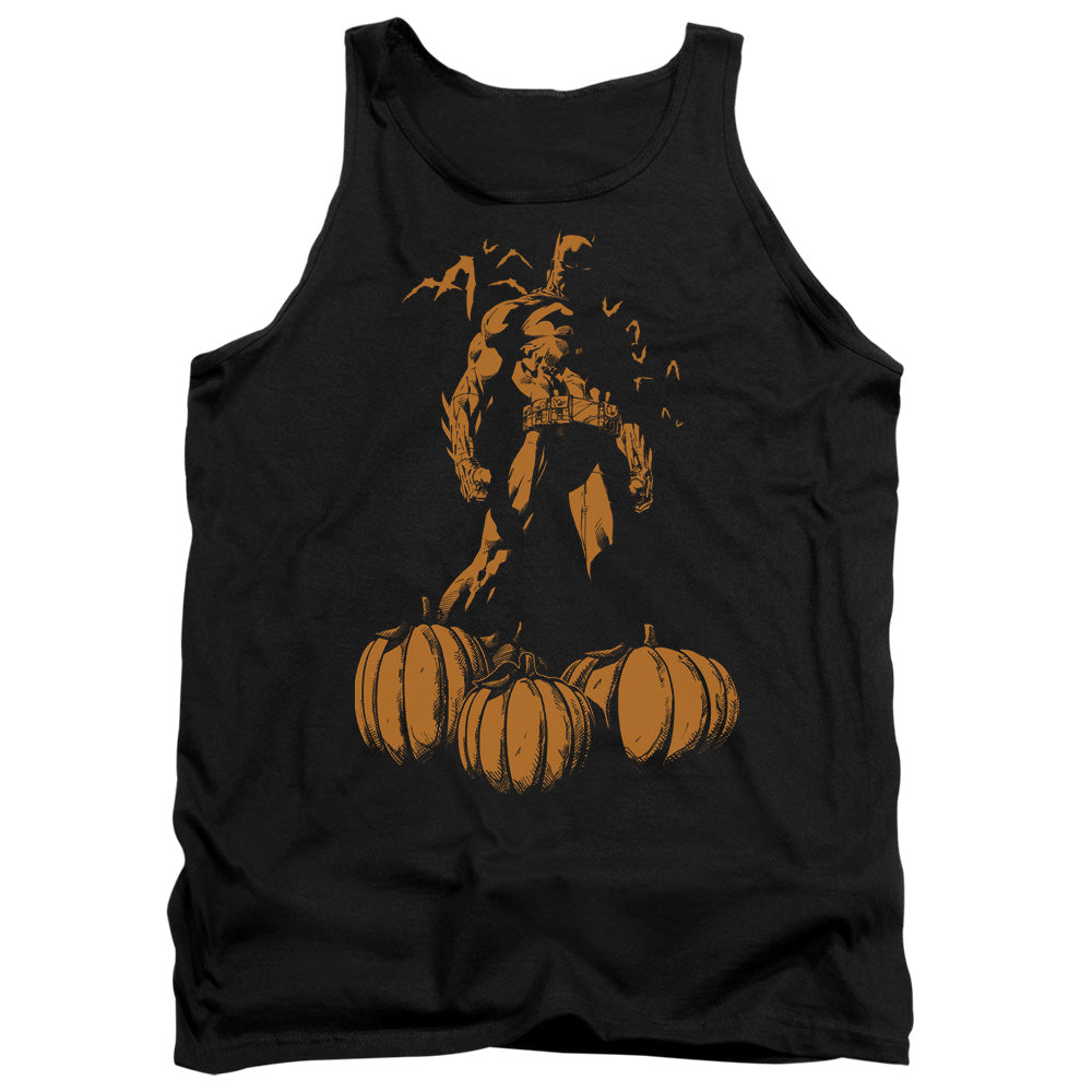 Batman A Bat Among Pumpkins Mens Tank Top Shirt Black Officially Licensed