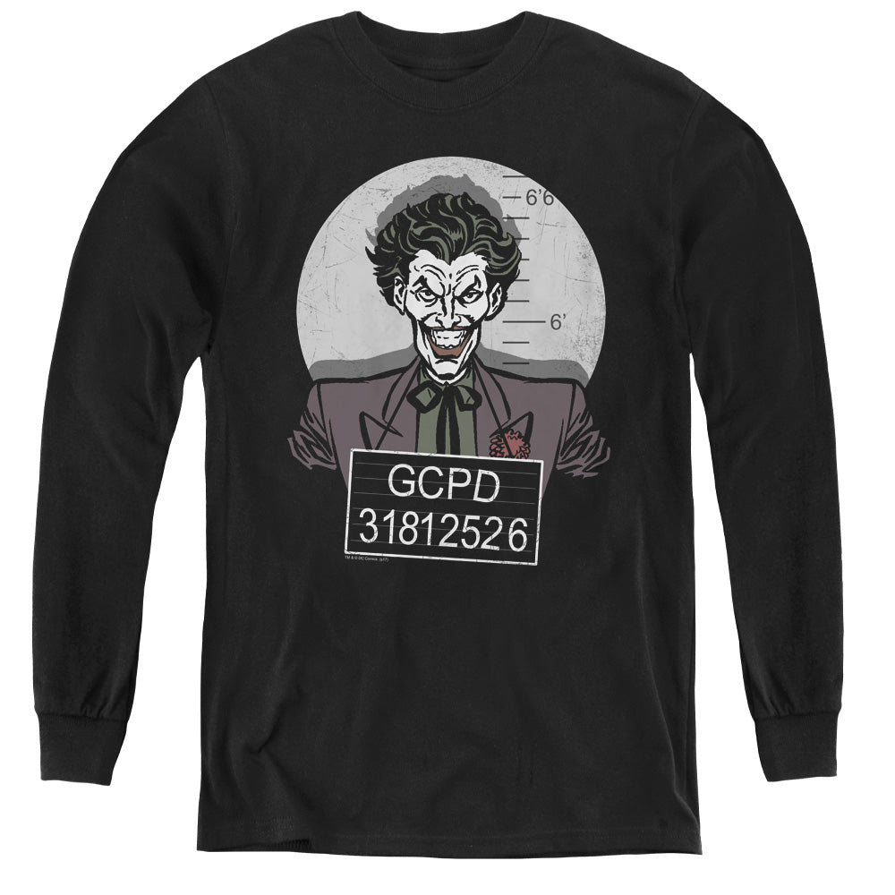 Batman Busted! Long Sleeve Kids Youth T Shirt Black Officially Licensed