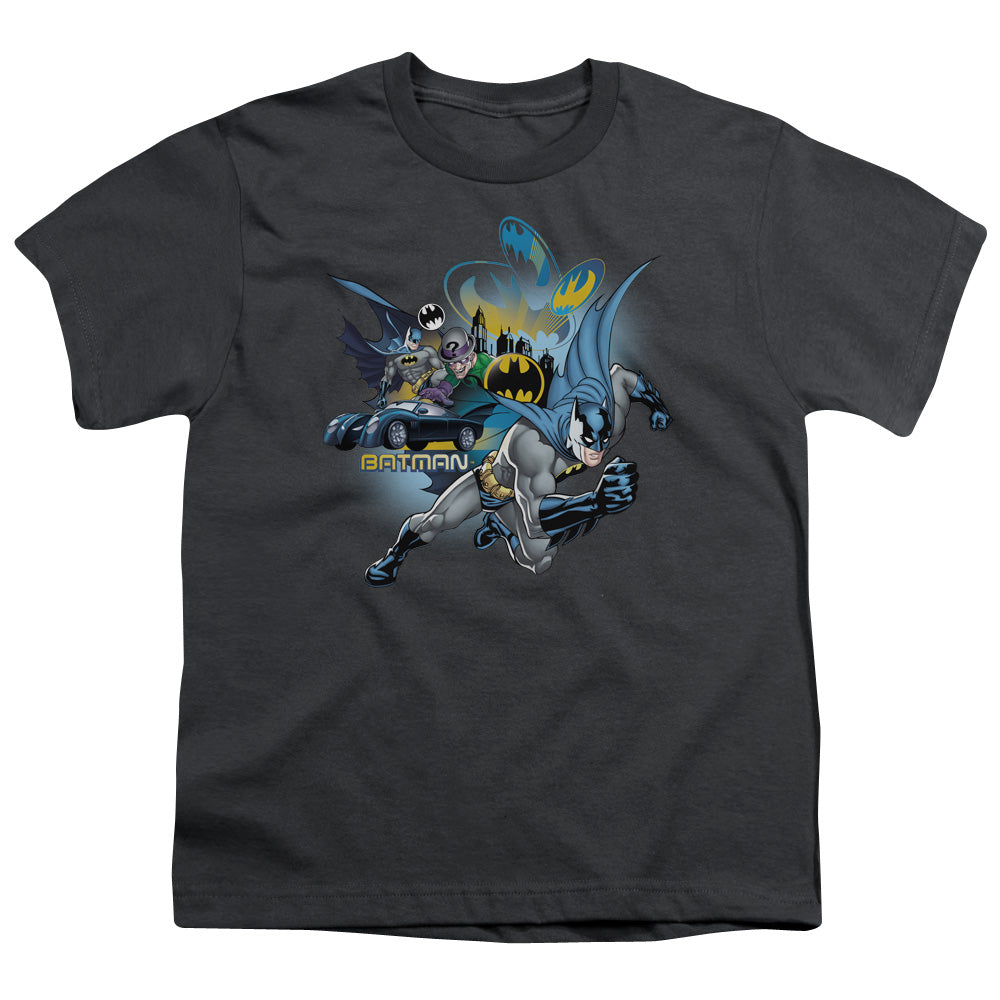 Batman Call Of Duty Kids Youth T Shirt Charcoal Officially Licensed