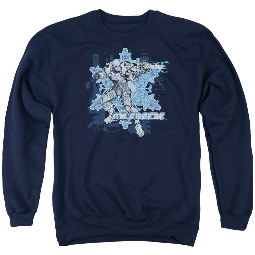 Batman Mr Freeze Mens Crewneck Sweatshirt Navy