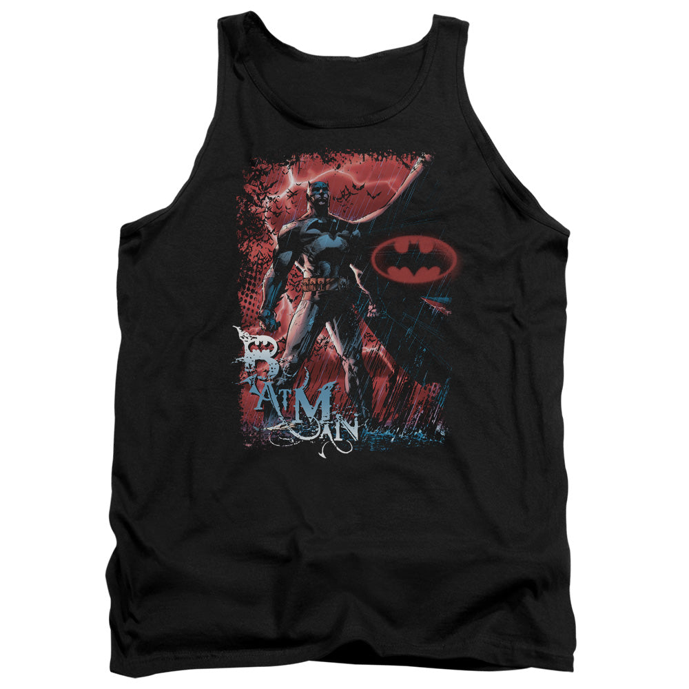 Batman Gotham Reign Mens Tank Top Shirt Black Officially Licensed
