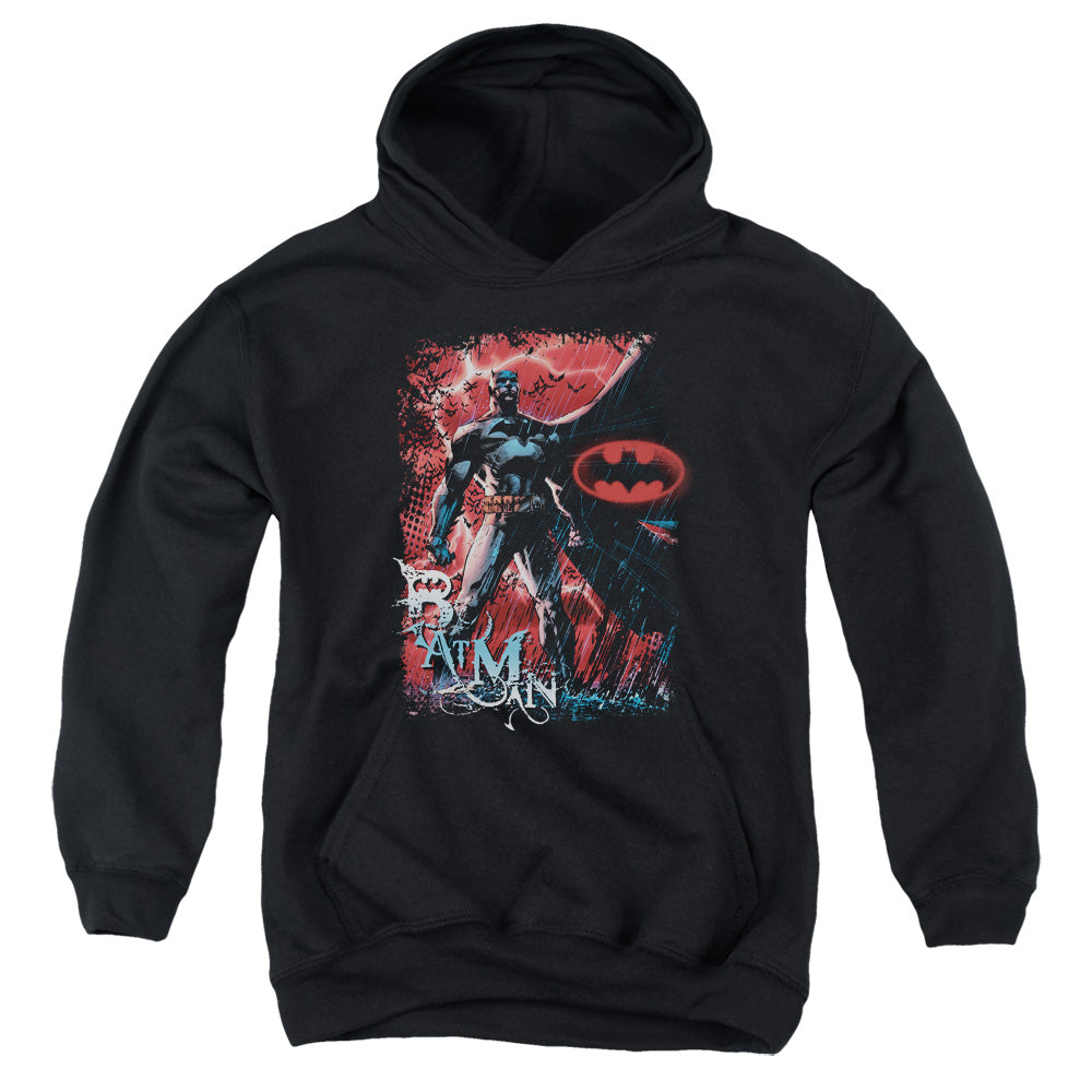 Batman Gotham Reign Kids Youth Hoodie Black Officially Licensed