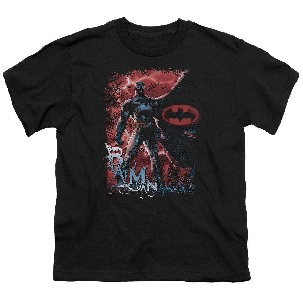 Batman Gotham Reign Kids Youth T Shirt Black Officially Licensed