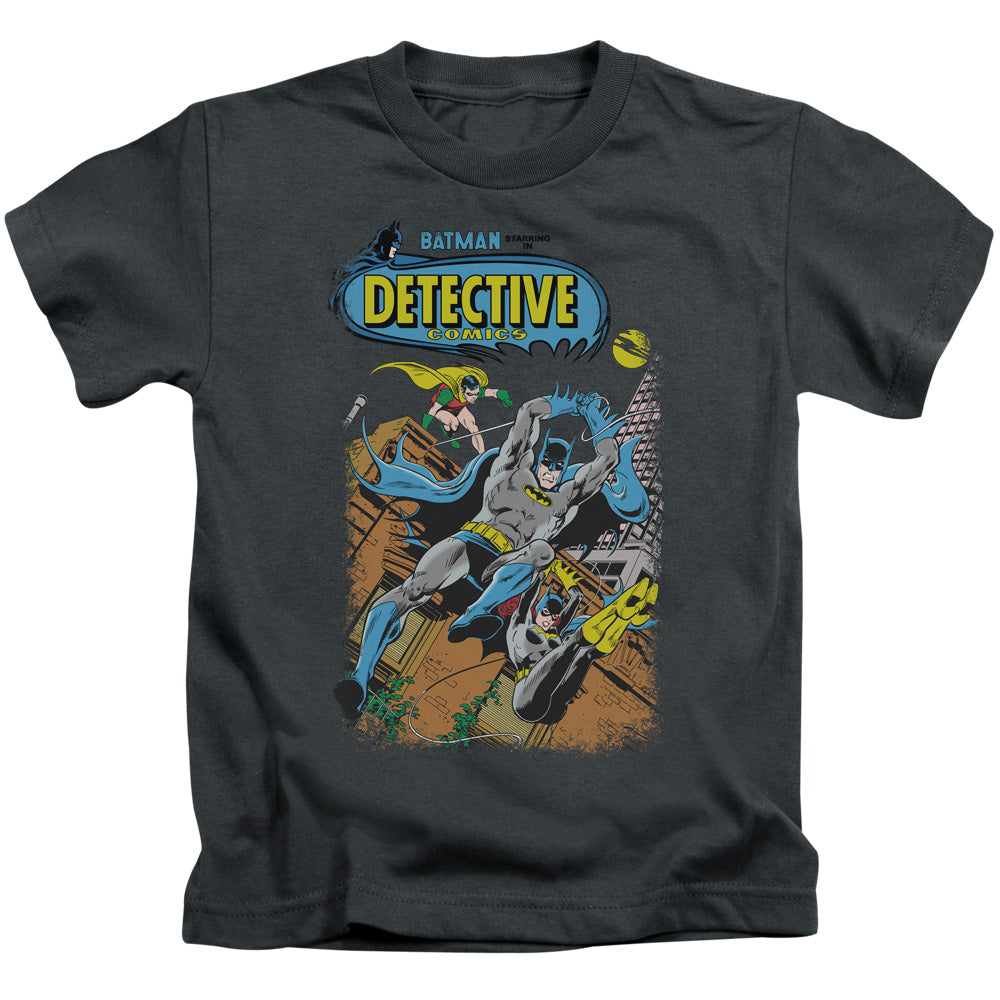 Batman Detective #487 Juvenile Kids Youth T Shirt Charcoal Officially Licensed