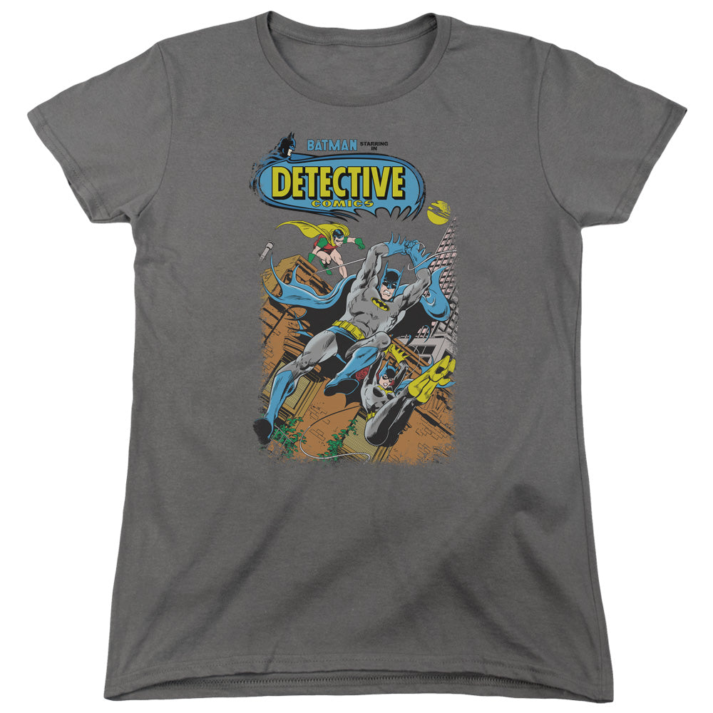 Batman Detective #487 Womens T Shirt Charcoal Officially Licensed