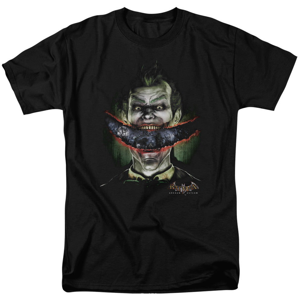 Batman Aa Crazy Lips Mens T Shirt Black Officially Licensed