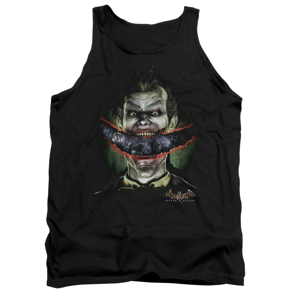 Batman Aa Crazy Lips Mens Tank Top Shirt Black Officially Licensed
