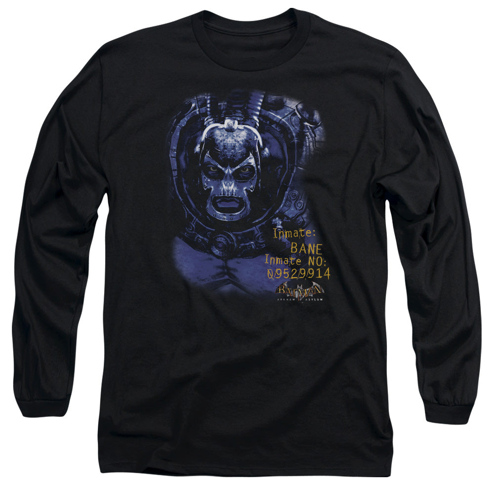 Batman Aa Arkham Bane Mens Long Sleeve Shirt Black Officially Licensed