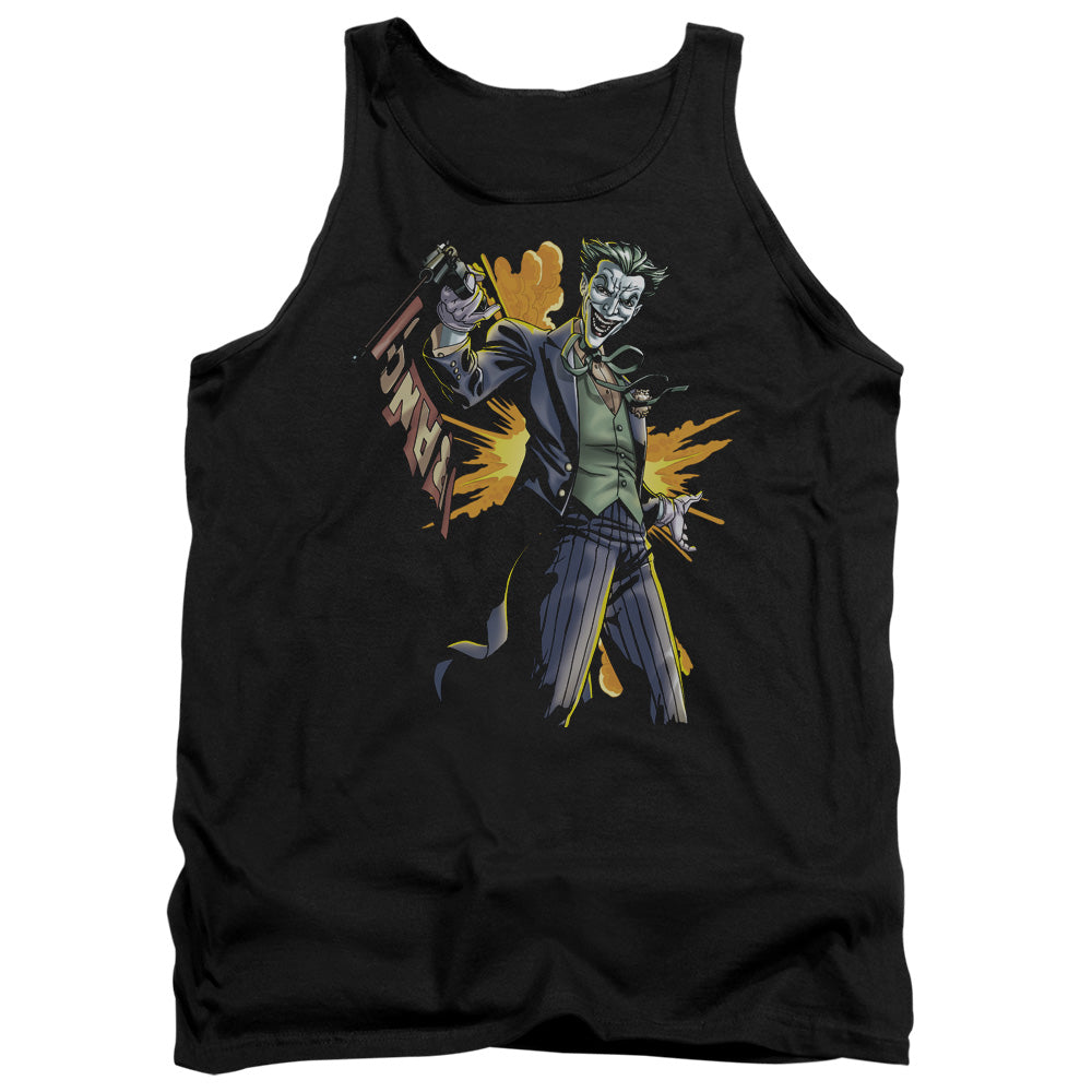 Batman Joker Bang Mens Tank Top Shirt Black Officially Licensed
