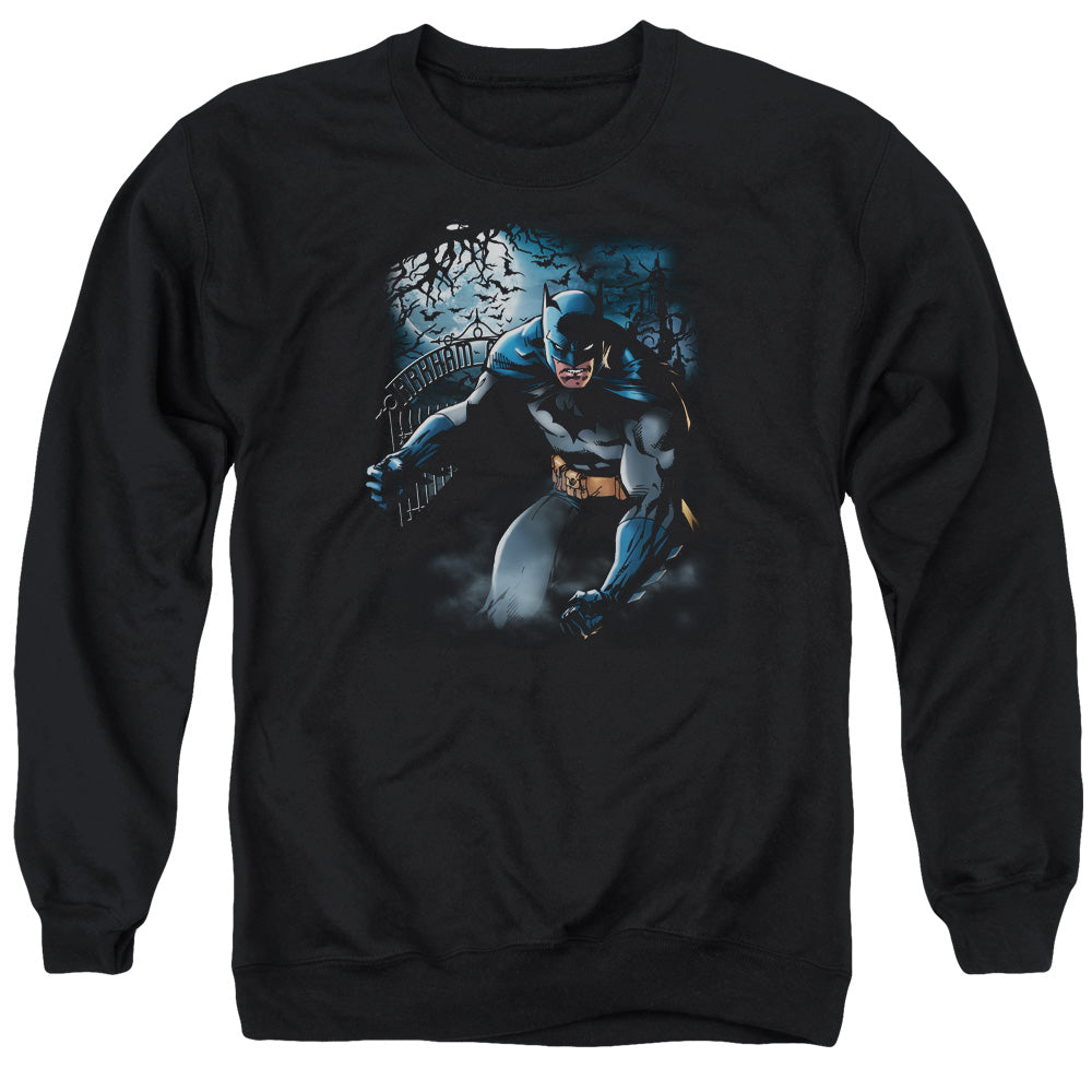 Batman Light Of The Moon Mens Crewneck Sweatshirt Black