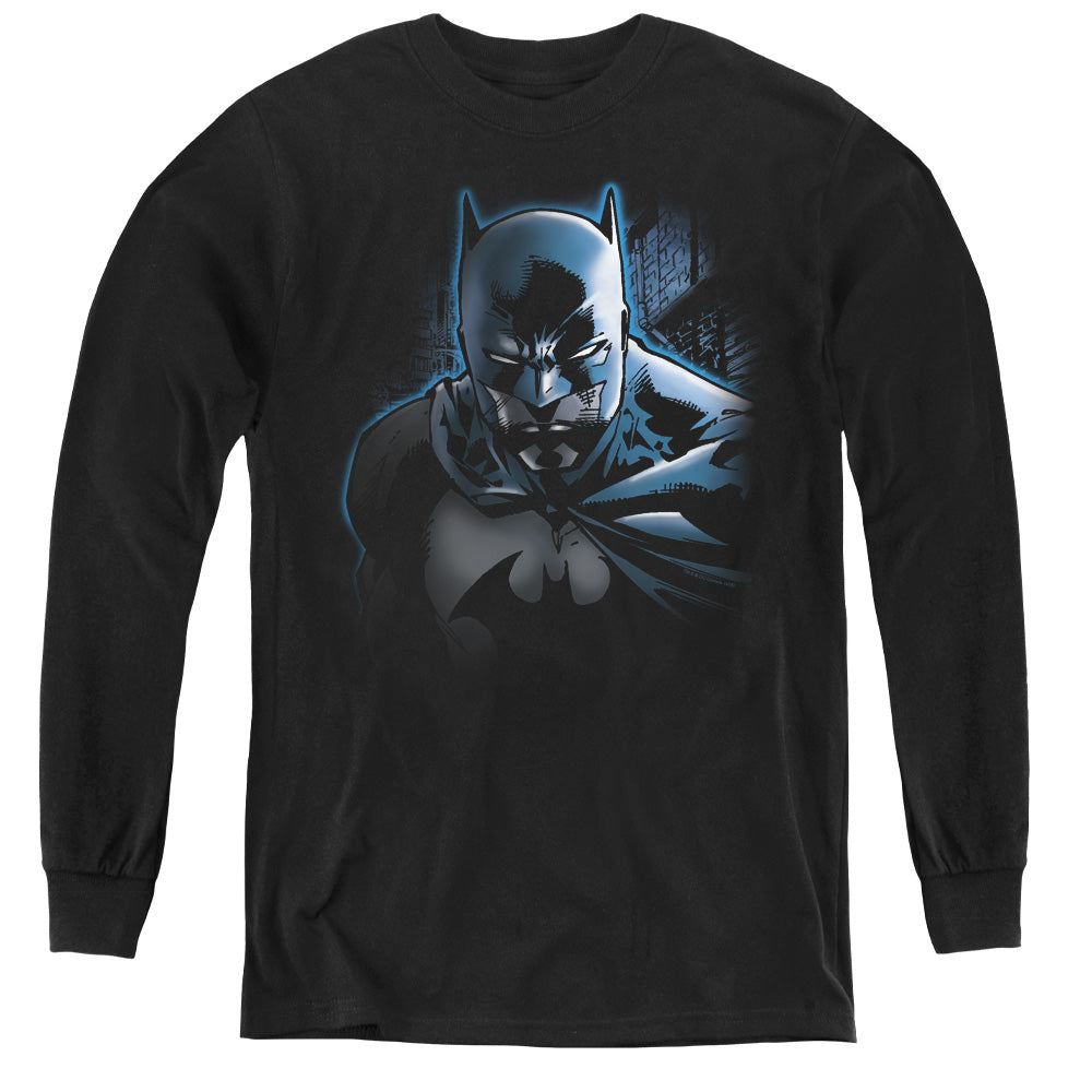 Batman Dont Mess With The Bat Long Sleeve Kids Youth T Shirt Black Officially Licensed