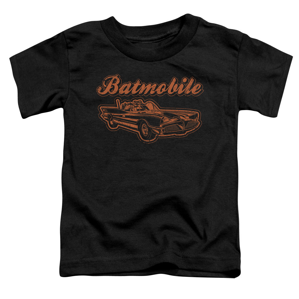 Batman Batmobile Toddler Kids Youth T Shirt Black Officially Licensed