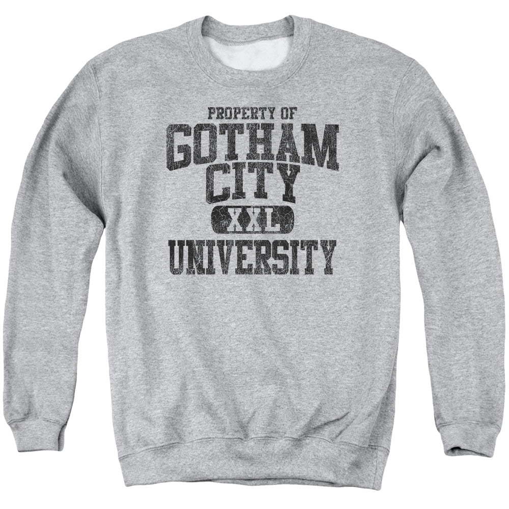 Batman Property Of Gcu Mens Crewneck Sweatshirt Athletic Heather