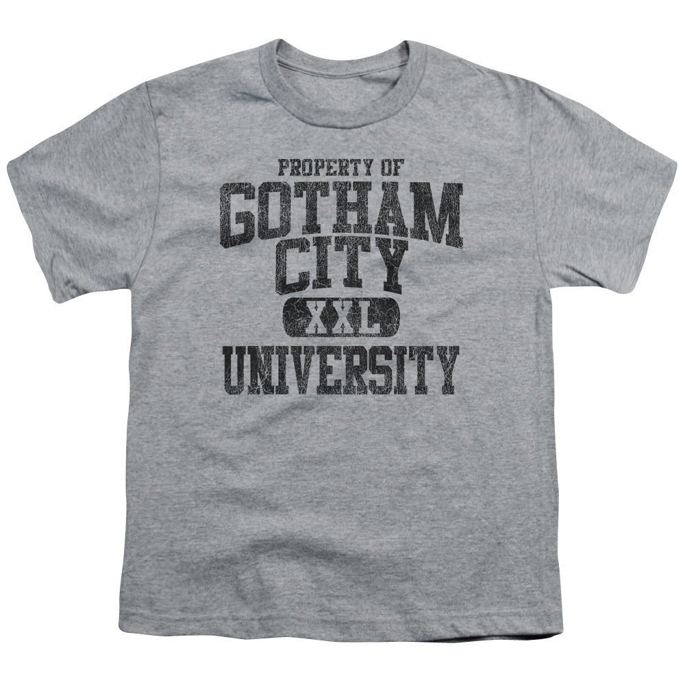 Batman Property Of Gcu Kids Youth T Shirt Athletic Heather Officially Licensed