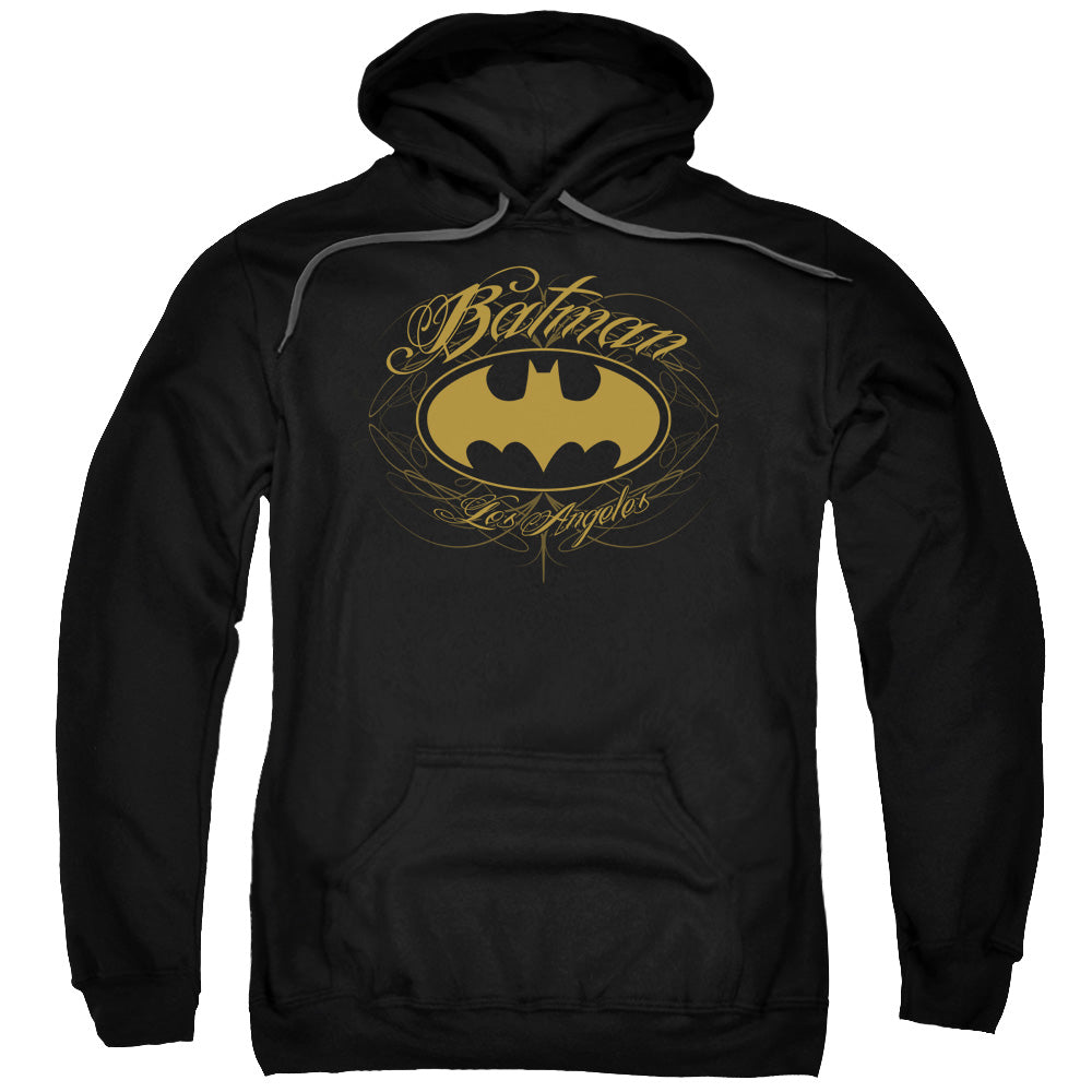 Batman Batman La Mens Hoodie Black Officially Licensed