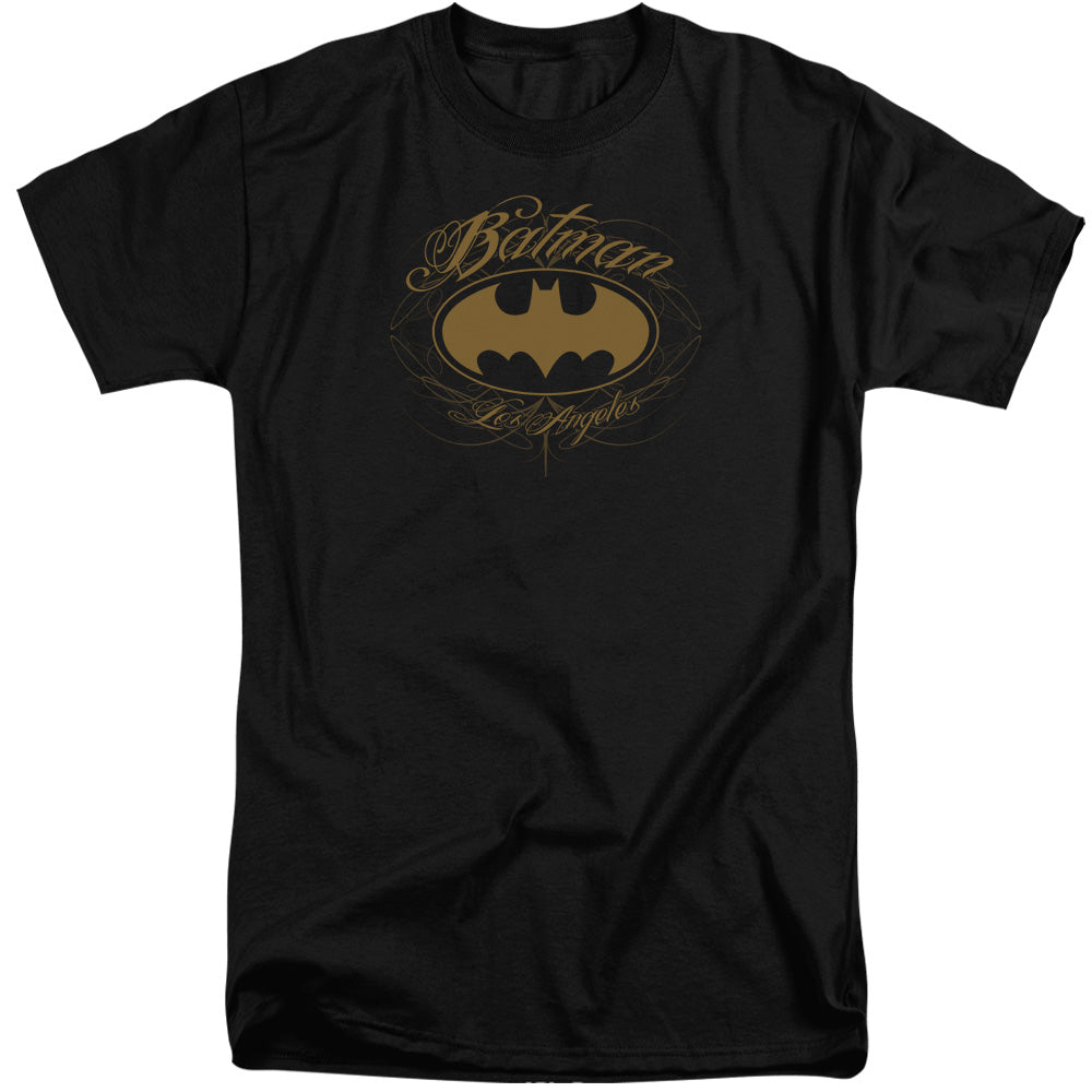 Batman Batman La Mens Tall T Shirt Black Officially Licensed