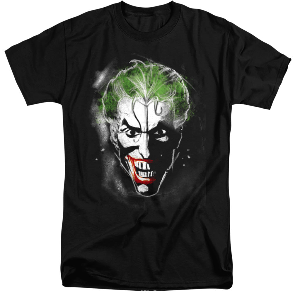 Batman Face Of Madness Mens Tall T Shirt Black Officially Licensed