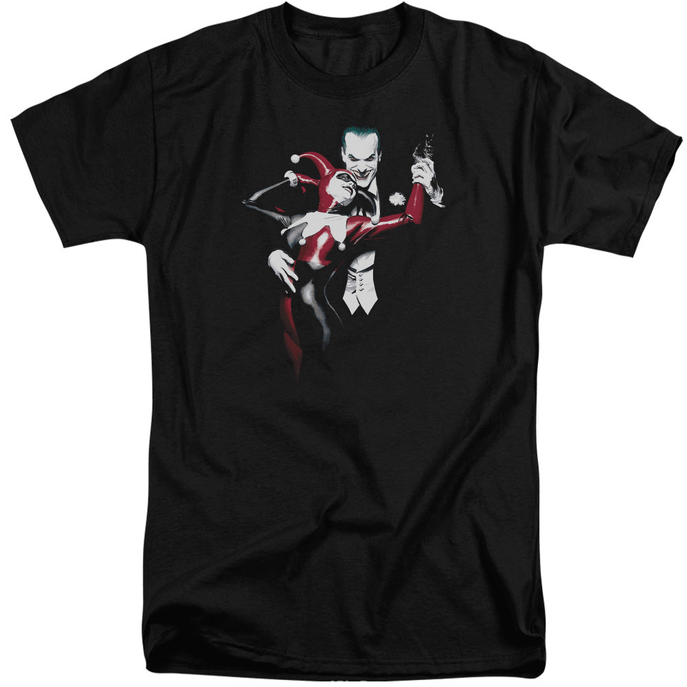Batman Harley And Joker Mens Tall T Shirt Black Officially Licensed