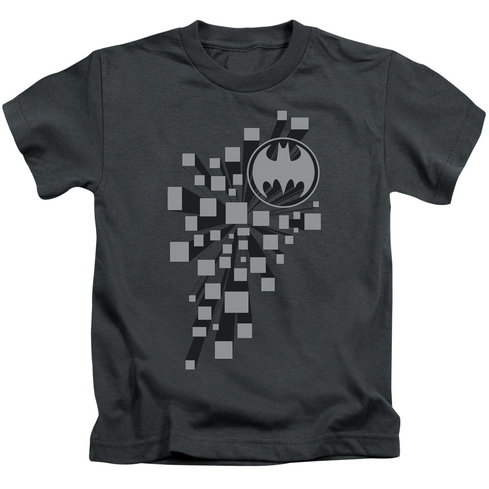 Batman Gotham 3d Juvenile Kids Youth T Shirt Charcoal Officially Licensed