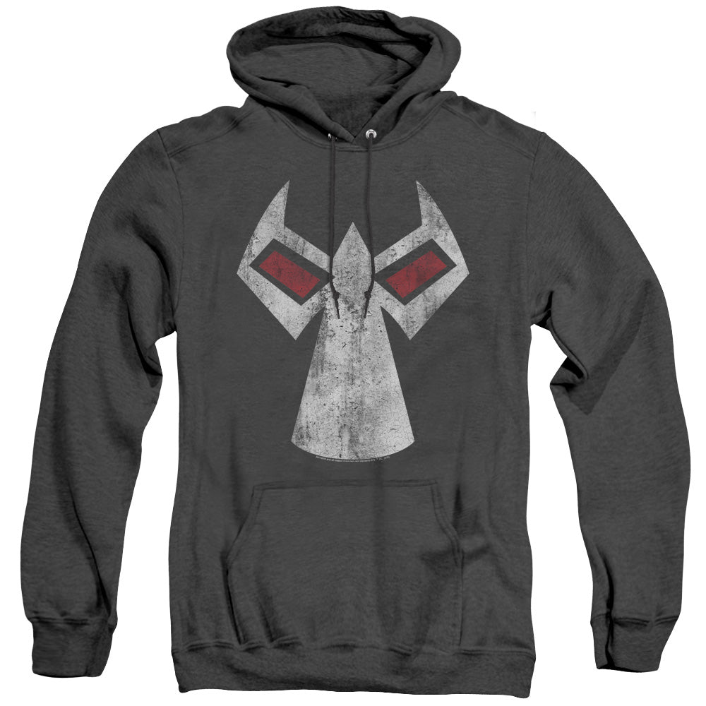 Batman Bane Mask Heather Mens Hoodie Black Officially Licensed