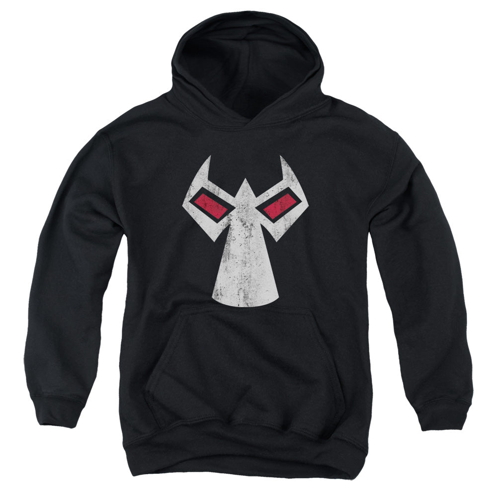 Batman Bane Mask Kids Youth Hoodie Black Officially Licensed