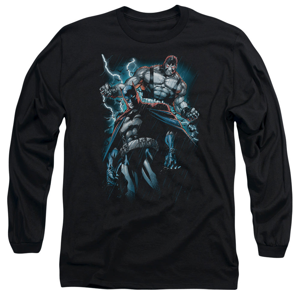 Batman Evil Rising Mens Long Sleeve Shirt Black Officially Licensed