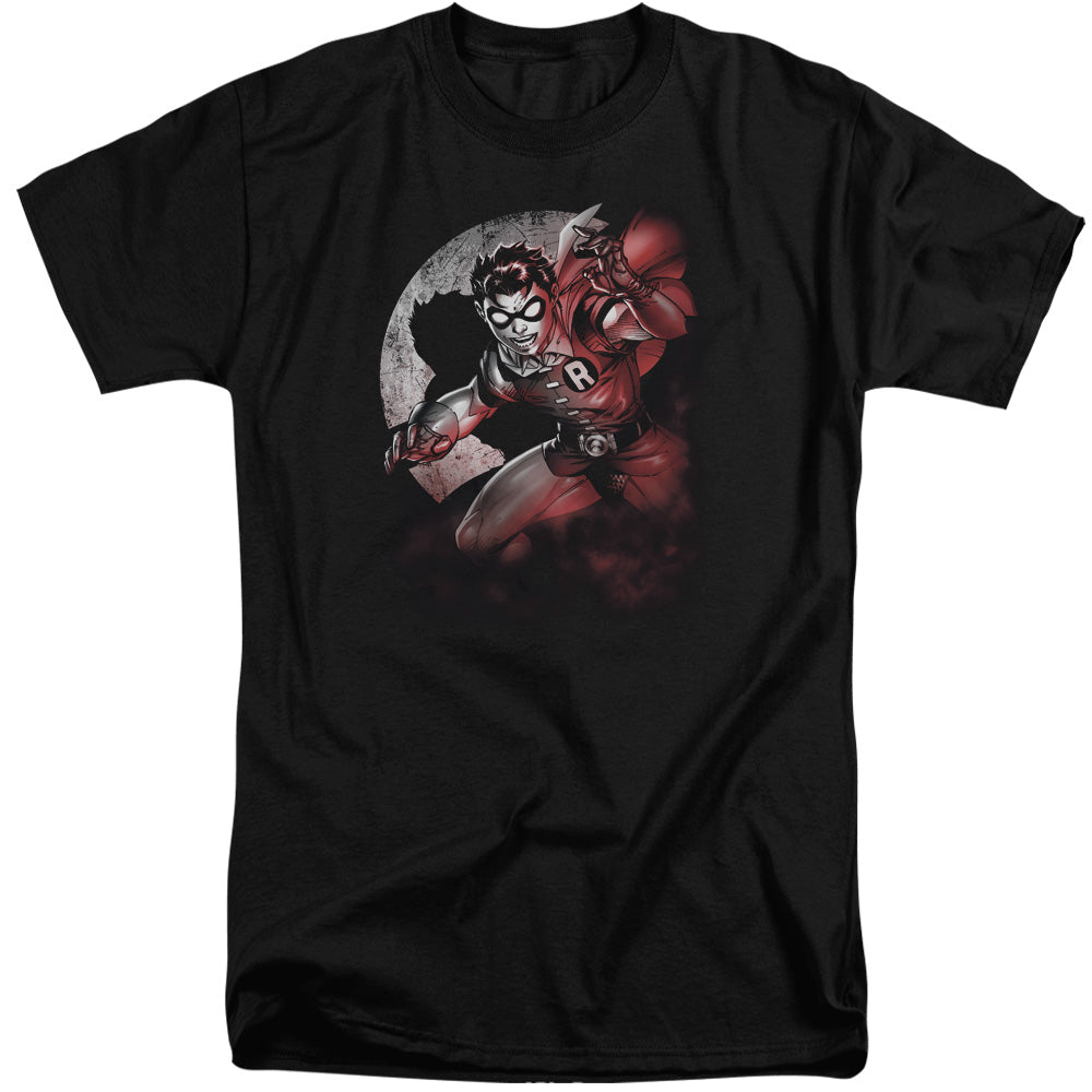 Batman Robin Spotlight Mens Tall T Shirt Black Officially Licensed