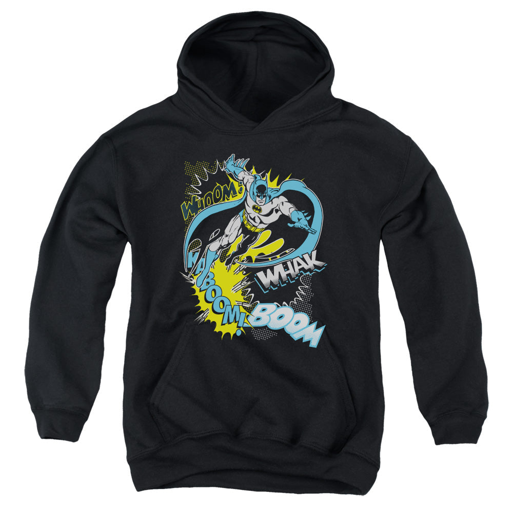 Batman Bat Effects Kids Youth Hoodie Black Officially Licensed