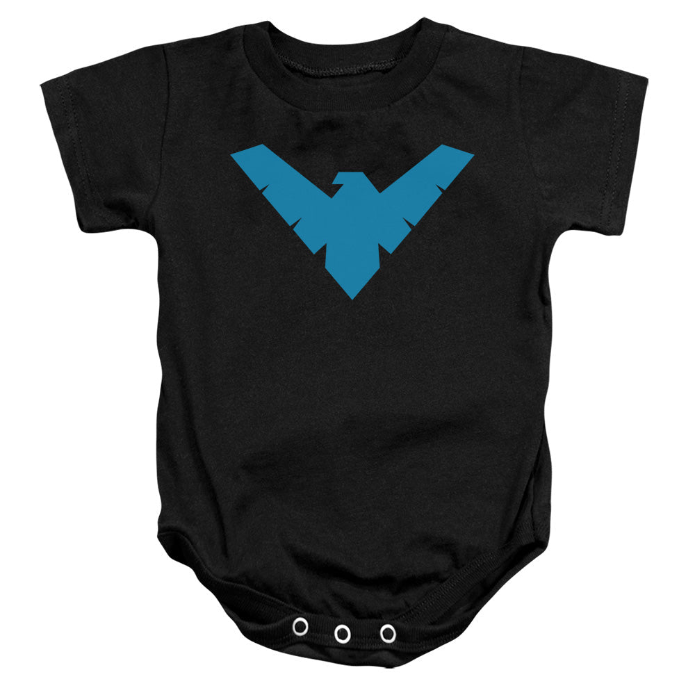 Batman Nightwing Symbol Infant Baby Snapsuit Black 18mos Officially Licensed
