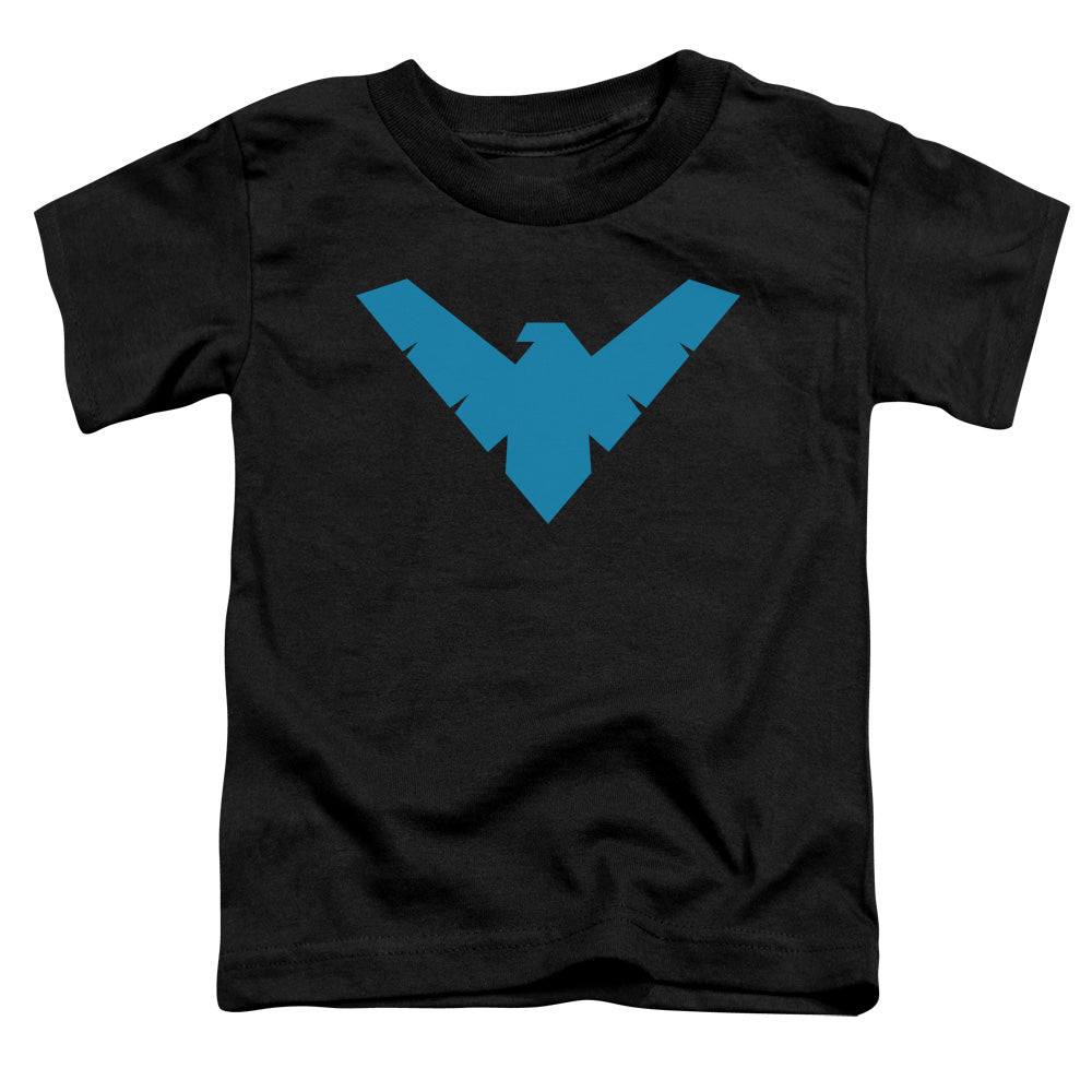 Batman Nightwing Symbol Toddler Kids Youth T Shirt Black Officially Licensed