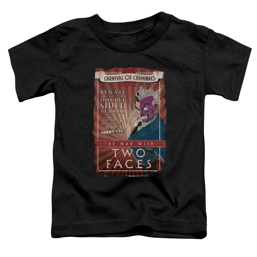 Batman Two Faces Toddler Kids Youth T Shirt Black Officially Licensed