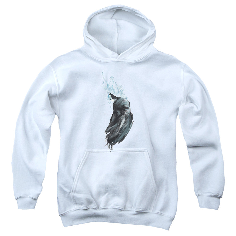 Batman Wash Kids Youth Hoodie White Officially Licensed