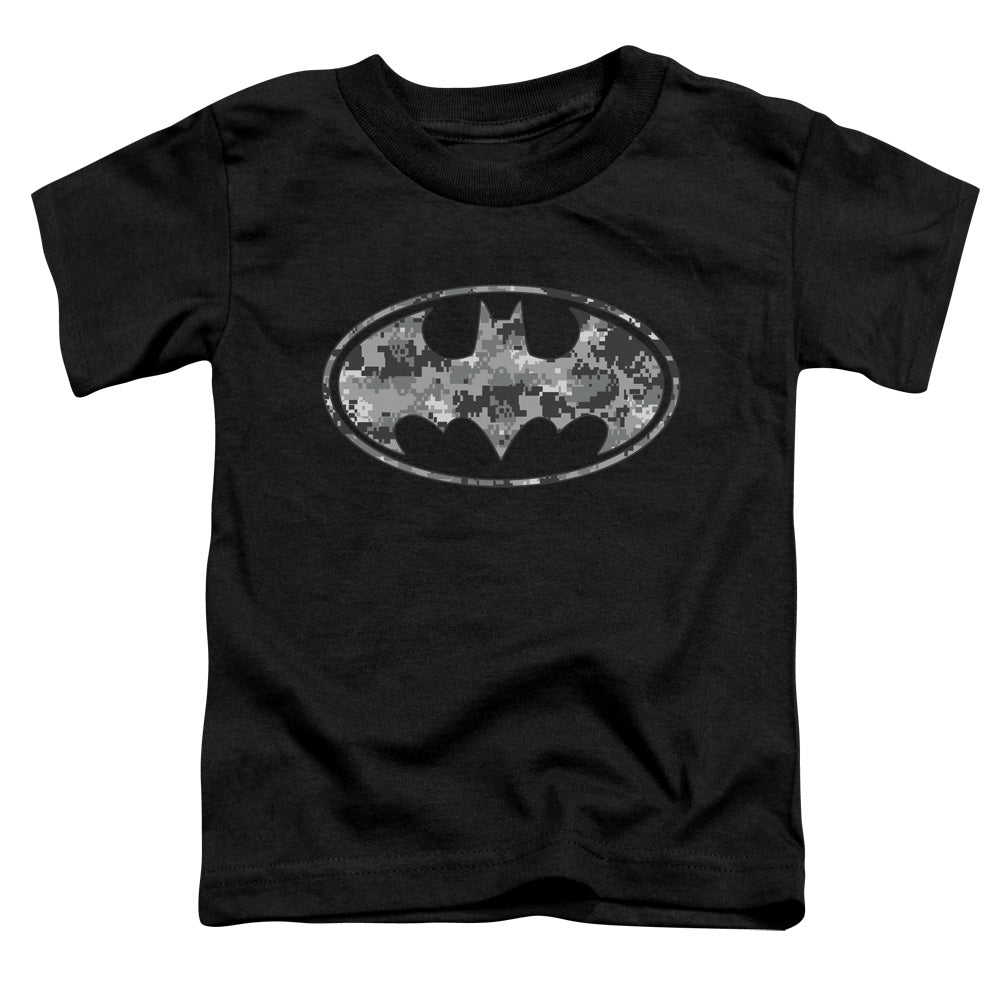 Batman Urban Camo Shield Toddler Kids Youth T Shirt Black Officially Licensed