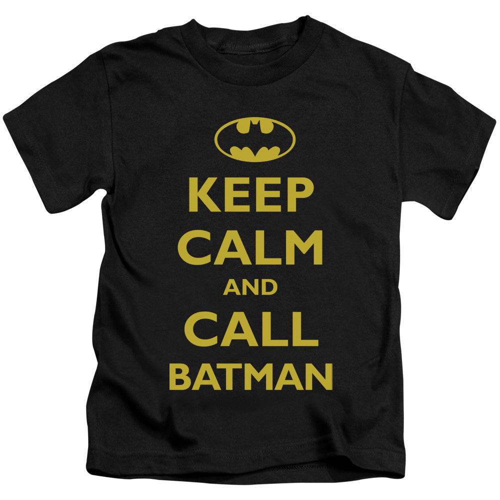 Batman Call Batman Juvenile Kids Youth T Shirt Black Officially Licensed